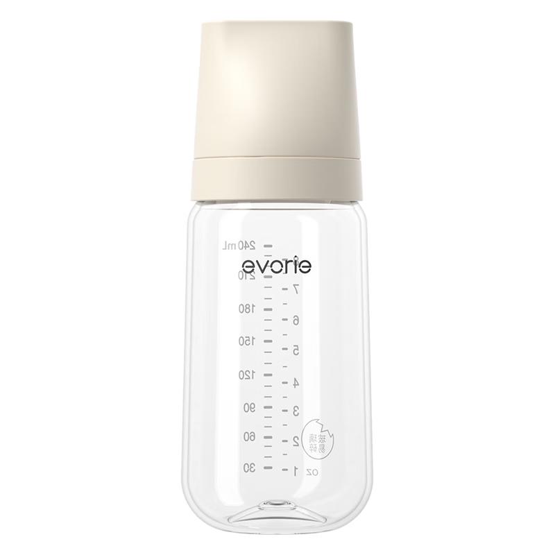 evorie Elite Series Wide-Neck Glass Baby Bottle