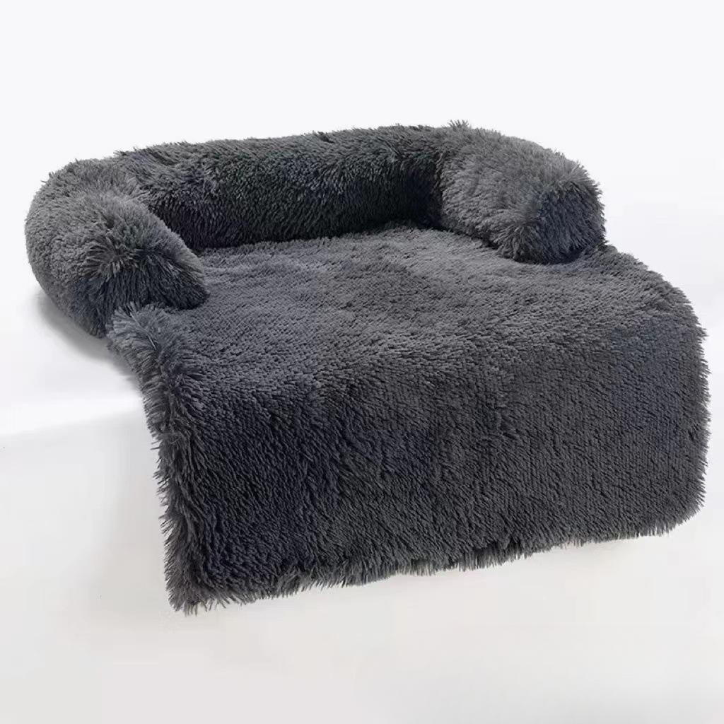 Creative Cat Bed Dog Bed Plush Comfortable Nest Cushion Right Angle Sofa Bed Dog Bed Sofa Bed Pet Mat High Side Sleeping Nest