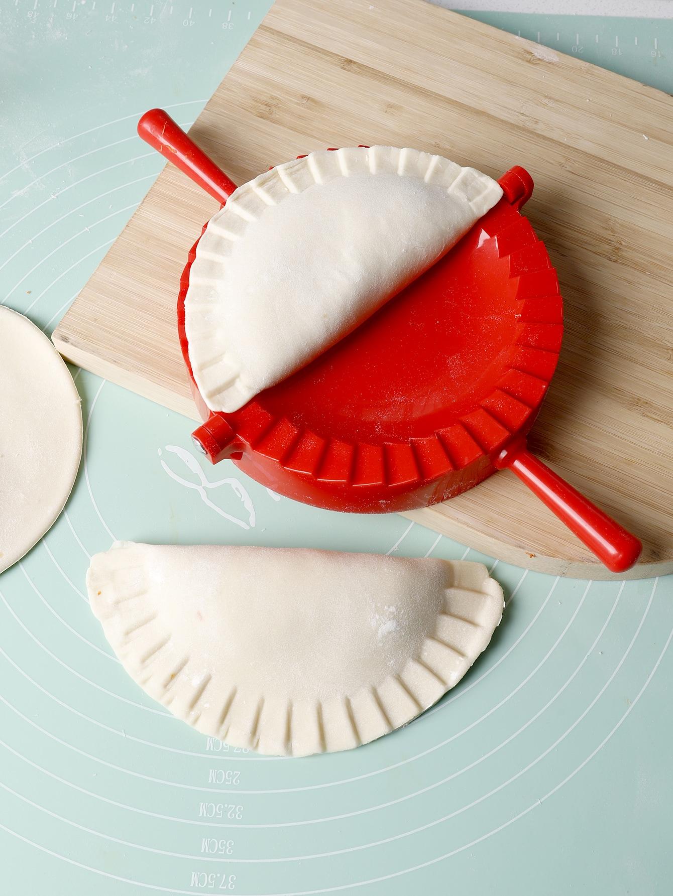 

1pc Large Red Plastic Dumpling Mold, Pastry Pressure Mold, Suitable for Baking Tools one-size красный