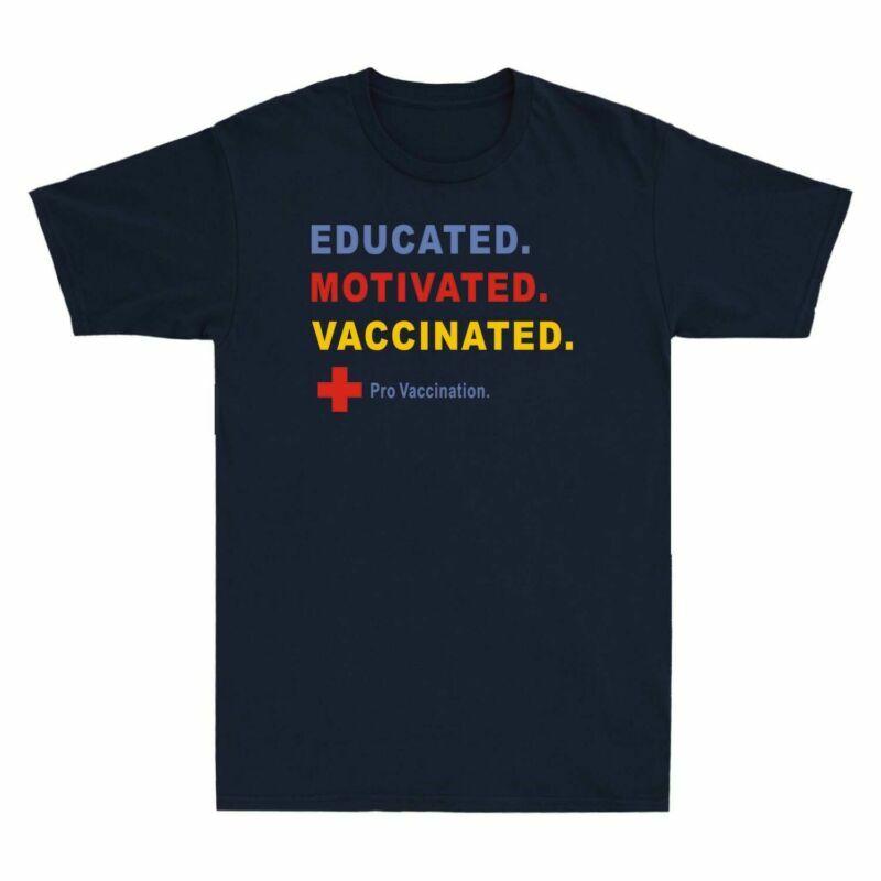 Immunization Vaccine Tee Tshirt Adult Premium Vaccination Unisexs Vaccinated Pro