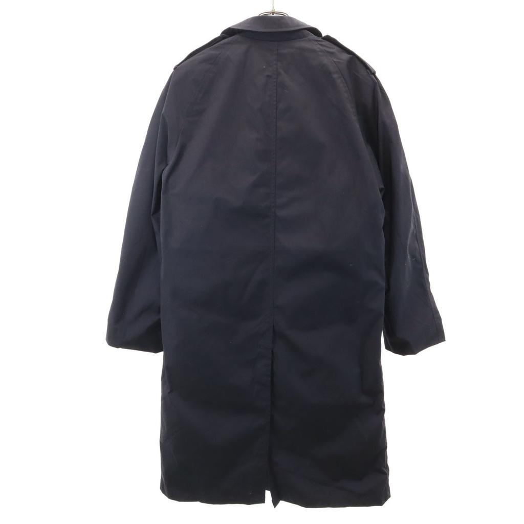 US NAVY 80s DLA Vintage All-Weather Coat Military Long Coat 36 Liner Men's Used