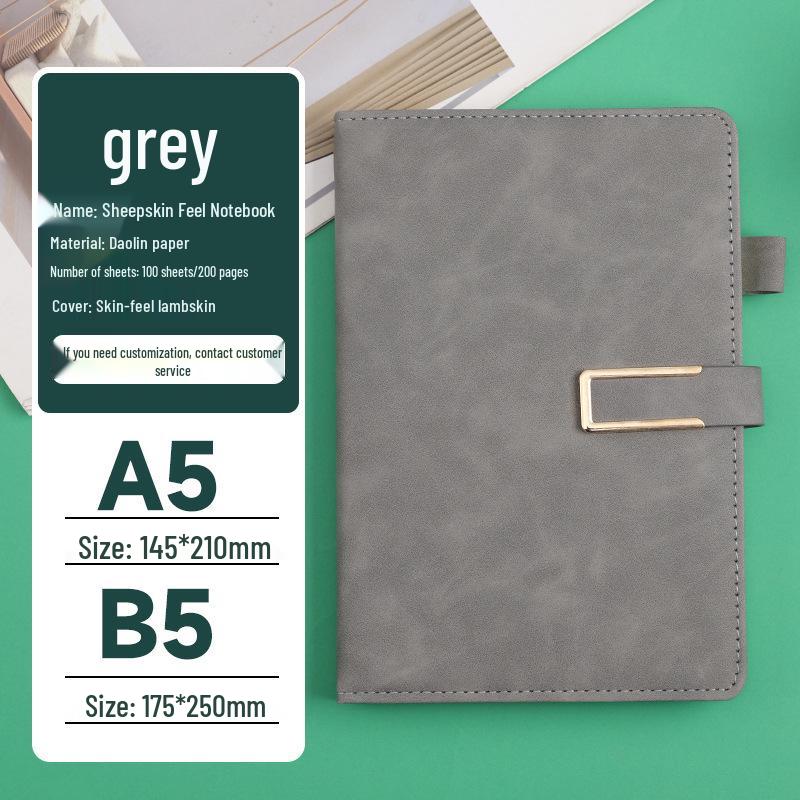 A5 Business Custom Logo Magnetic Notepad Diary Set