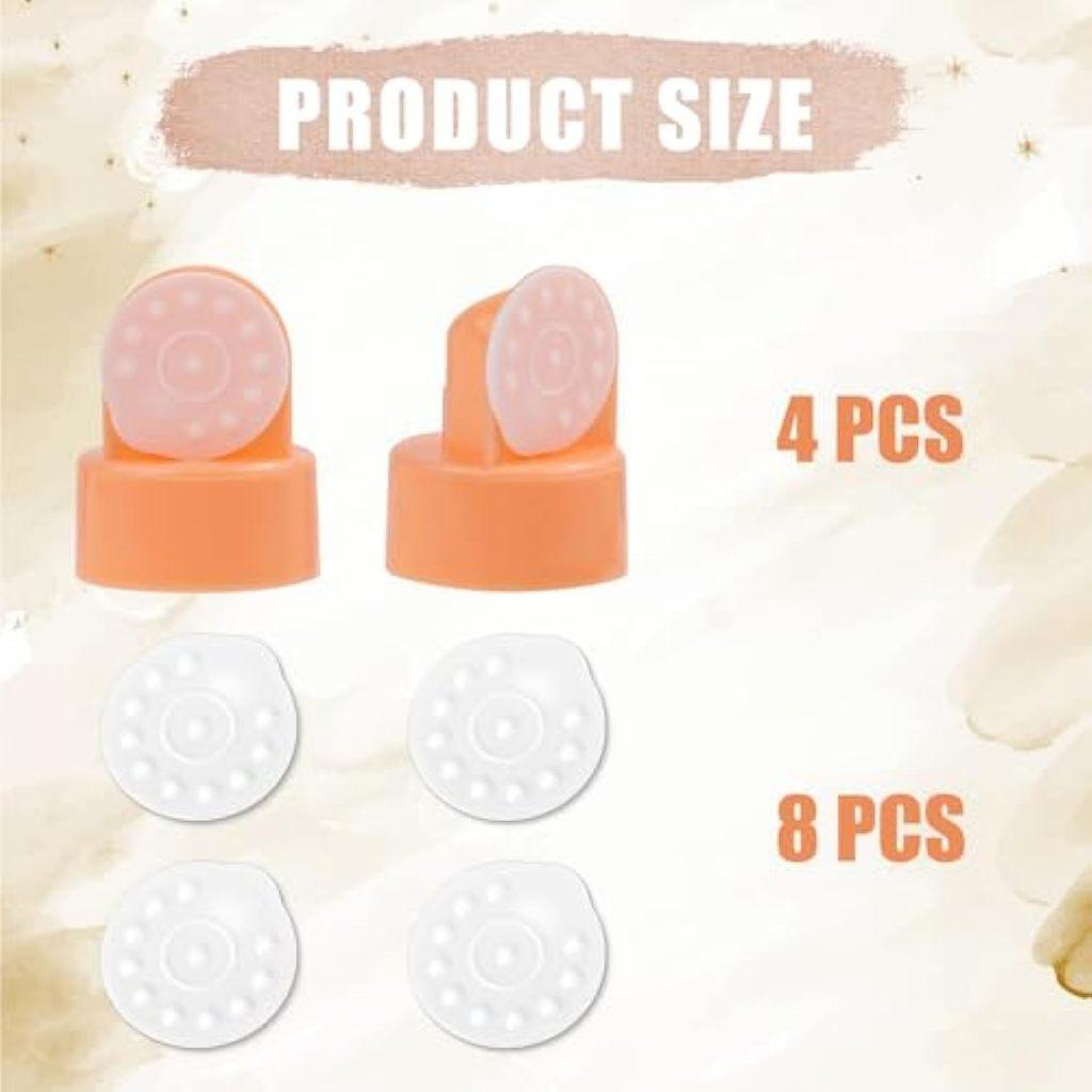 Breast Pump Parts Compatible with Medela, Membranes Valves for Breast Pump Accessories Breastfeeding Replacement Parts
