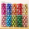Colorful Shiny & Matte Christmas Tree Ornaments: Hanging Balls for Ceiling & Mall Decorations