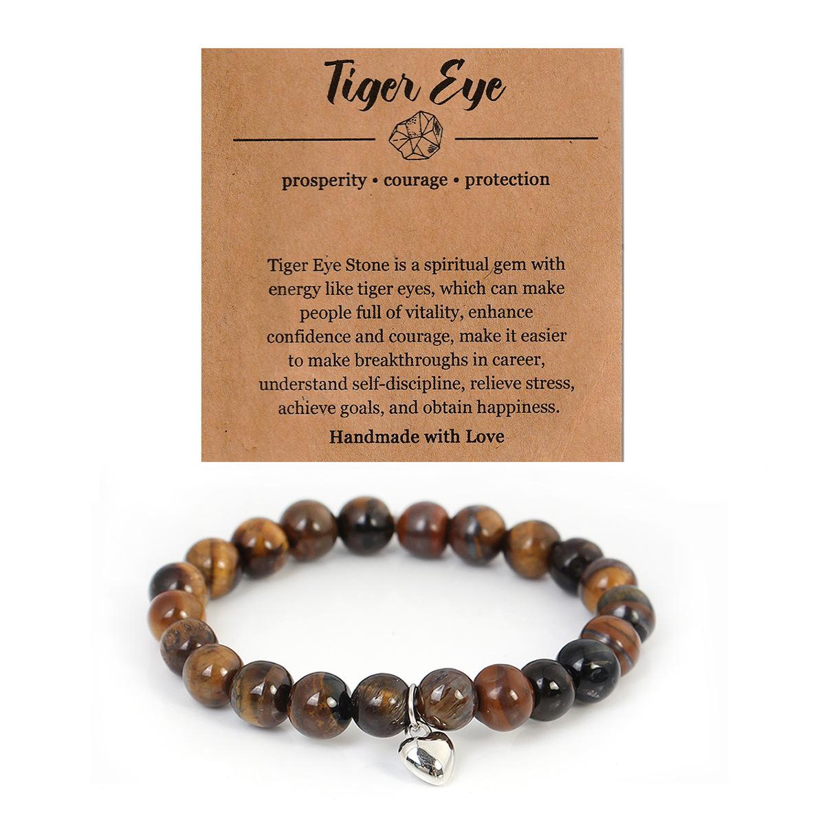 

JYL TS Bracelet Bohemian Multi Layer Style Brings Rich Vibes And Blessings yellow tiger eye розовато-лиловый