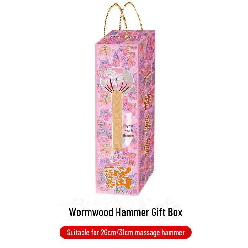 Artemisia Argyi Handmassagehammer für Halswirbelsäule, Taille und Rücken