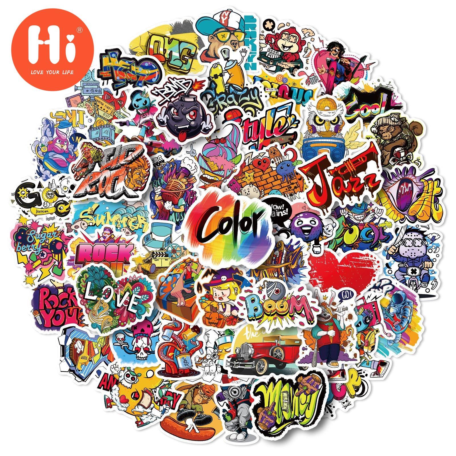 

50 шт. новые наклейки, милые наклейки для детей, наклейки на чашки, наклейки для ноутбуков, подарок для детей