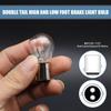 10 PCS Car 1157 P21/5W S25 BAY15D Light Bulb, Double Tail High And Low Brake Light Bulb Turn Signal Light Bulb LongerLife Replacement, Universal