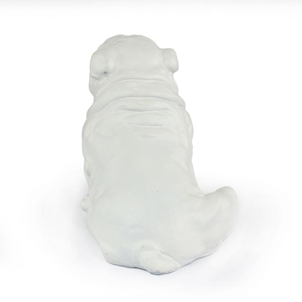 Bulldog, English Bulldog, British Bulldog II - Dog Statue, Sitting Dog for Desk, Decoration for the Living Room of a Dog Lover by Art-Dog