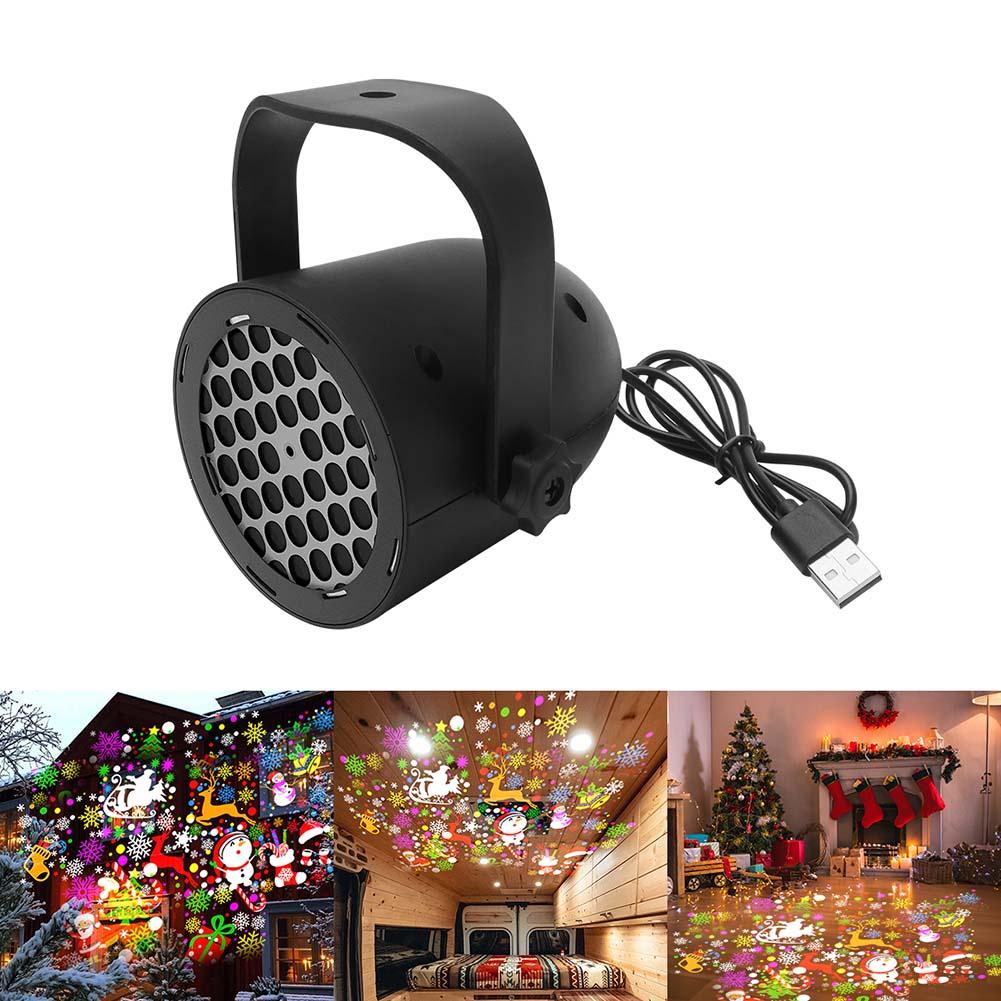Dynamic Stage Effects LED Christmas Lamp Projection Atmosphere Light