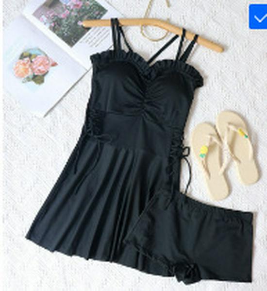 2025 Women's Conservative Slimming One-Piece Swimsuit - Super Fairy Style