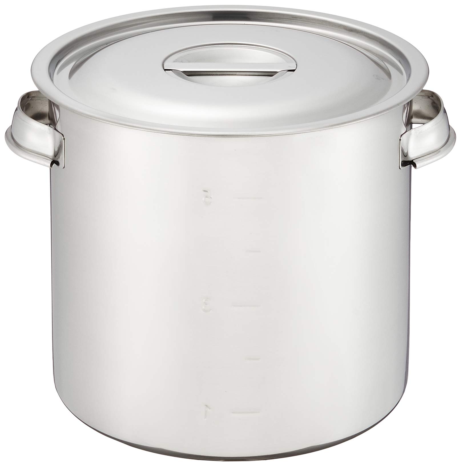 

EBM 18-8 Kitchen Pot/Stock Pot, 20cm, with Handle, Silver