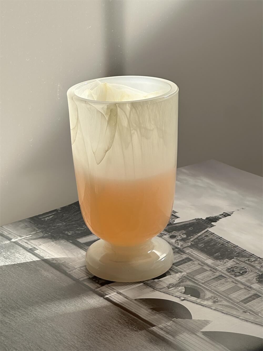 

Retro Cloud Jade Glass Cup Moonlight Glass Goblet Cup Wine Coffee Milk Glass Cup Afternoon Tea Glass Cup 201-300ml