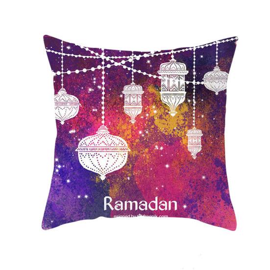 Eid Mubarak Square Throw Pillow Case Cushion Cover Ramadan Sofa Bedding Article?