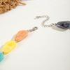 Bohemian Style Acrylic Shaped Bead Necklace Beach Style Round Bead Bamboo Knot Mixed Necklace Candy Color Blocked Necklace