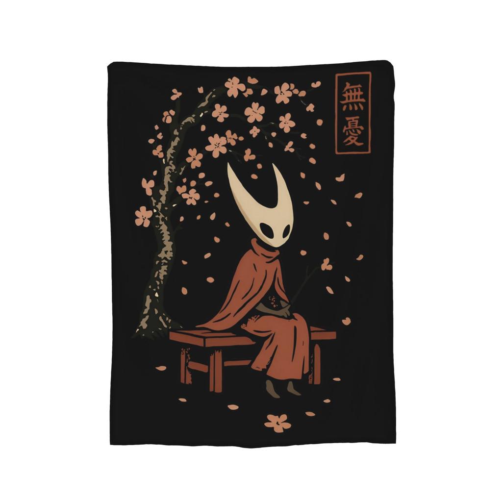 Hollow Knights Silksongs Hornet Blanket Fleece Print Multi-function Lightweight Thin Throw Blankets for Home Car Bedspread
