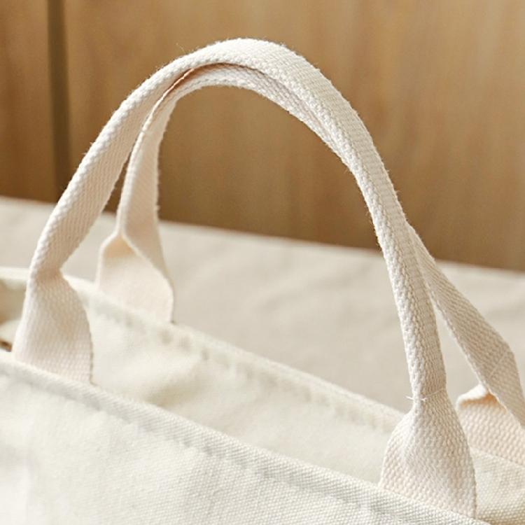 Canvas Lunch Bag Insulated Lunch Toted Bag Lunch Box Container Coolers Bag Reusable with Front Pockets for Women Men Gifts