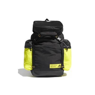Polyester Backpack Regular Unisex Black/Acid Green/Yellow Adidas GM4545