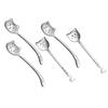 Cat Face Coffee Spoon, 304 Stainless Steel Cute Hanging Spoon with Curved Tail, Long Handle, Stirring Spoon for Mug Cup, Coffee Milk Tea Dessert Gift