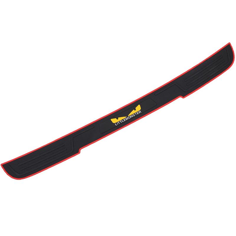 

Накладка на порог багажника автомобиля, защитная резиновая накладка на задний бампер для Passat B8 Peugeot 207 208 3008 Ford Focus Mk3 Jeep Renegade Aud