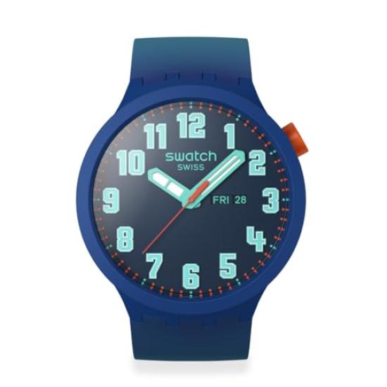 Часы Swatch AQUACHRONO ESSENTIALLY BOLD SB01N700, Синие