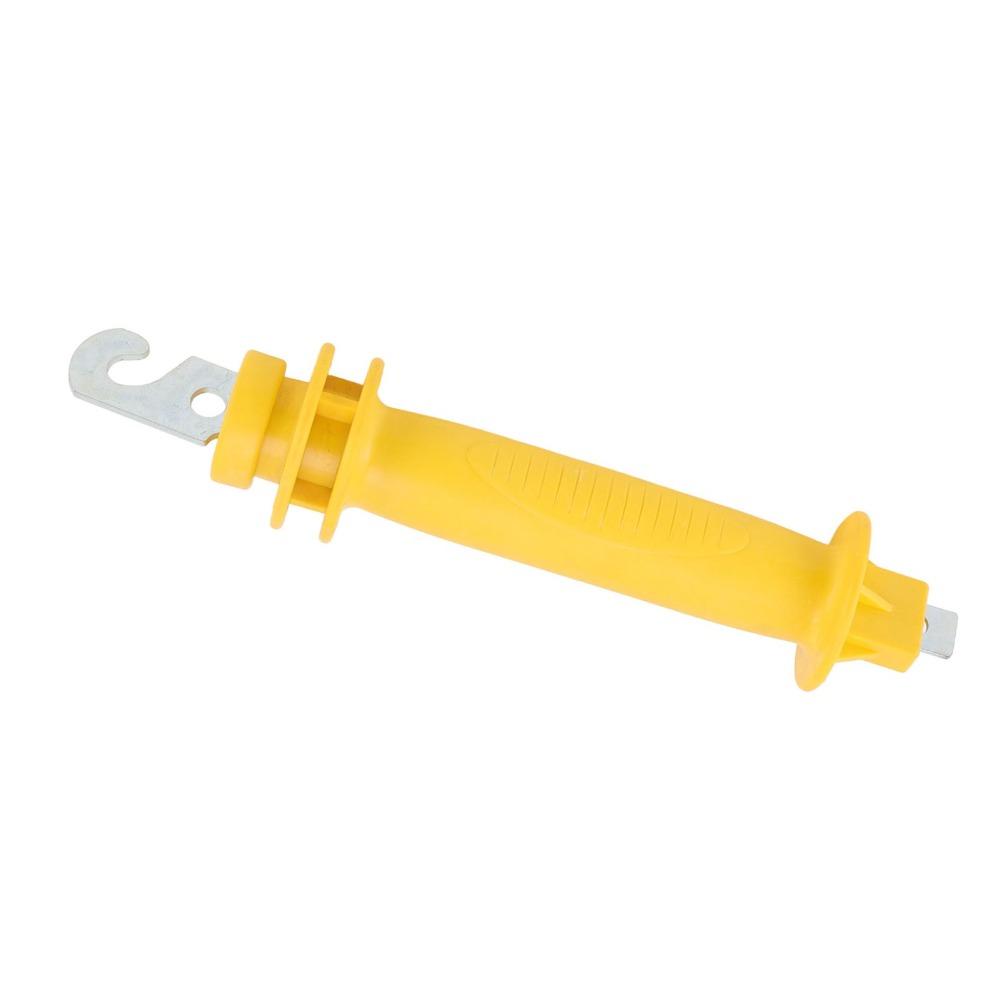 Yellow Electric Fence Handle PE Insulated Fence Grip Durable Gate Grip Bar  Livestock Fence