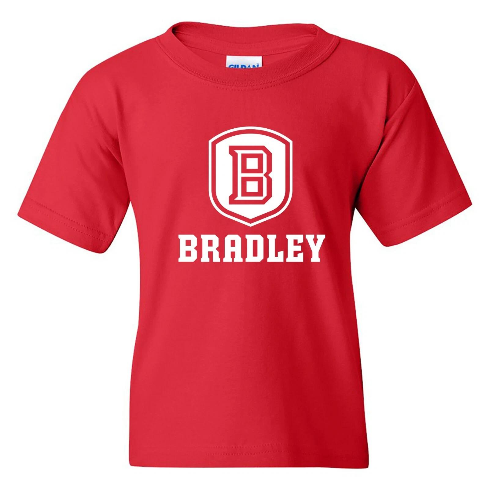 Bradley University Braves Primary Logo - College Team Youth T-Shirt XL