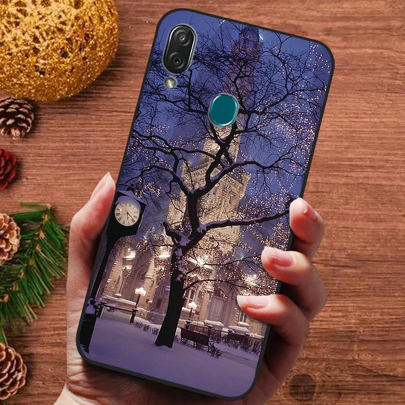 Christmas Painted Cover For ZTE Blade V10 Vita Case Soft Phone Cover For ZTE Blade A3 2019 L8 L9 L210 A51 A31 Lite A5 2020 Capa