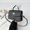 PU Versatile and Fashionable Portable Small Square Bag Single Shoulder Crossbody Bag Luxury Designer Handbag AVE