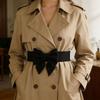 Elegant Bowknot Waist Straps Wide Dress Belt Waist Belt  For Dress Decorate Clothes Accessories