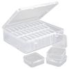 Clear Sturdy Plastic 30 Divider Storage Box Portable Accessory for Efficient Organization of Small Household Items