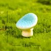 Micro Landscape Resin Decor With Miniature Forest Mushrooms For Garden Crafting