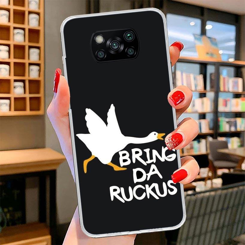 Cartoon Duck Goose Game Cover Phone Case For Xiaomi Poco F7 Ultra X7 X6 X5 Pro M7 Redmi 15C 15 13C 13 12C 12 10C 10 9A 9C 9T 9 S