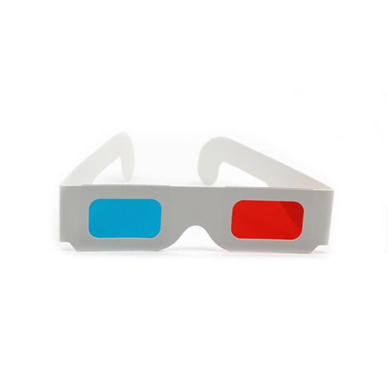 10/50/100 Pairs 3D Glasses Anaglyph Images Foldable Design Red/Blue Filters Paper Glasses Fashion Accessories