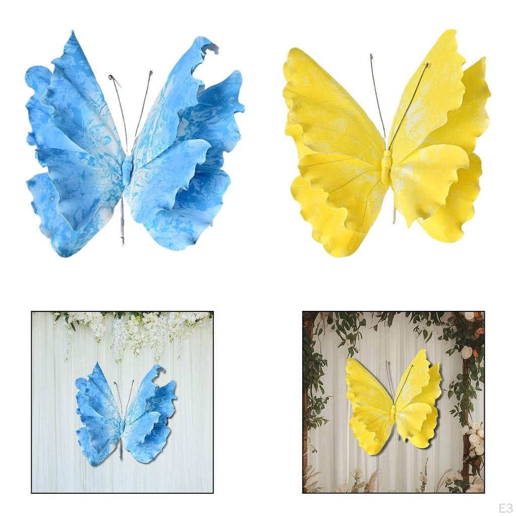 Decoration, Artificial Butterfly Ornament, Photo Props, Crafts, Wedding Hall Wall Decor