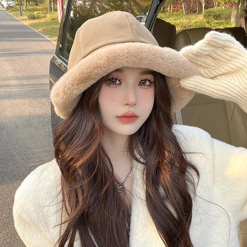 Fisherman's hat children's warm thickened ear protectors windproof curling Mongolian hat