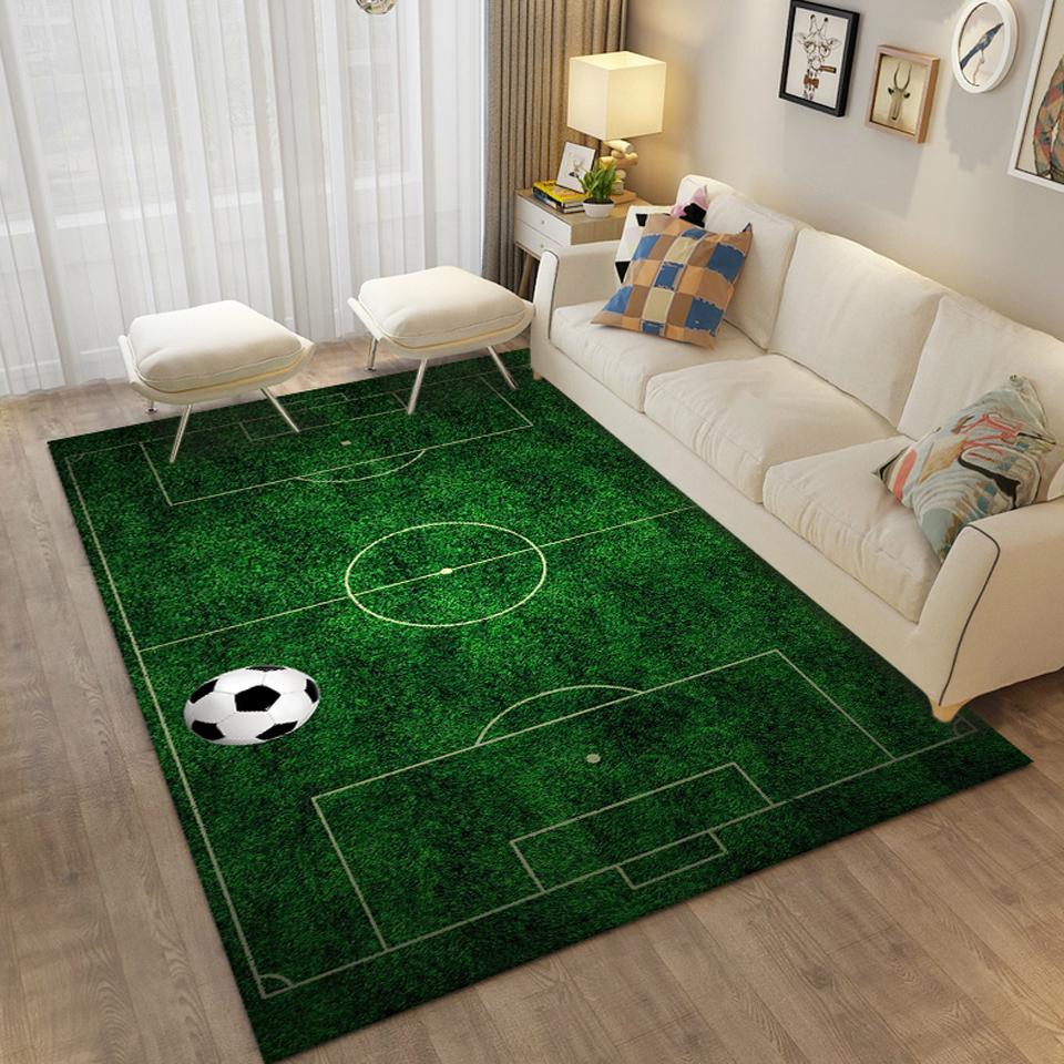 3D futbalová potlač Podlahová rohož Koberce do obývacej izby Plošná rohož futbalového ihriska Detská spálňa Kúpeľňové rohože Protišmyková domáca rohož Koberce