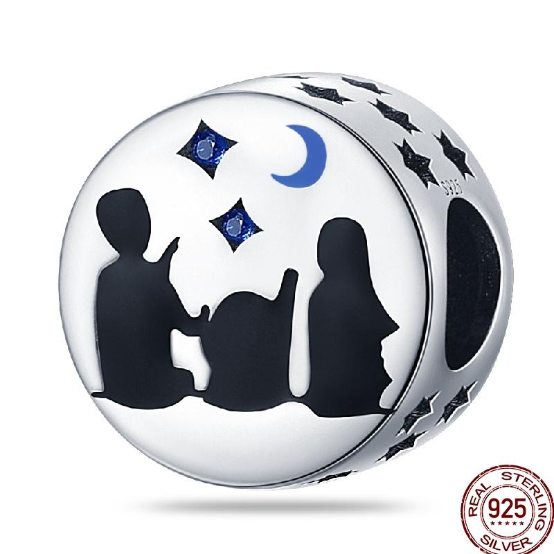 Exquisite Copper Round Hollow Star Element Flower Beaded Beads Suitable For 3Mm Original Bracelet Diy