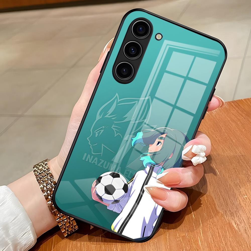 

Inazuma Eleven Series Phone Case For Samsung S26 S25 Edge Ultra S23 S22 S21 S20 Ultra Plus S24 Fe A54 A53 A25 Glass Cover Galaxy S26 Plus