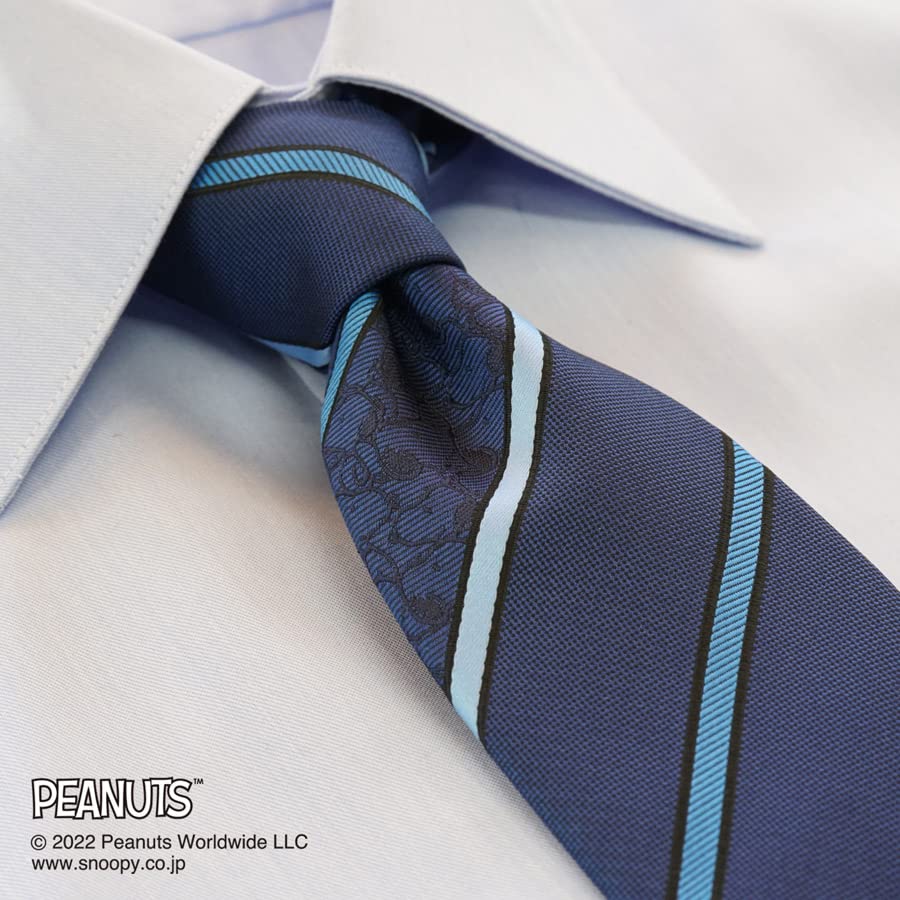 Peanuts Snoopy Tie PND48163 Navy Blue SNOOPY Business Brand Tie Gift