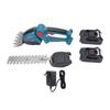 2 In 1 Cordless Hedge Trimmer Rechargeable Handheld Electric Grass Shear for Yard Garden Lawn