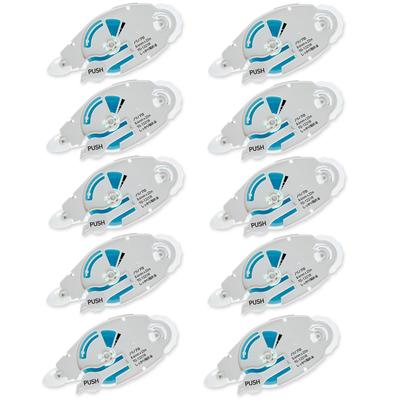 Plus Split Norino Pro Glue Tape Refill 22m X Pack of X 10 (Firm Adhesion) Tape, 8.4mm, 10, 39-256