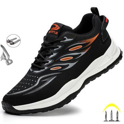 Nieuwe Mode Onverwoestbare Heren Veiligheidsschoenen Werksneakers Anti-verplettering Anti-perforatie Industrieel Herenschoeisel