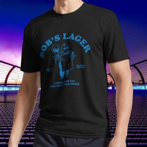 New Shirt Bob s Lager Logo T-Shirt Funny American Usa Unisex Size S-5XL M