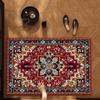 Persian Style Carpet Ethnic Style Woven Geometric Pattern Printed Rug Room Living Room Decoration Retro Home Mat
