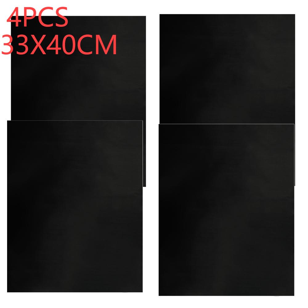 1-5PCS 40x50/33X40cm Oven Liners Grill Mat On Stick BBQ Grill Liners Reusable Arbecue Baking Liners Cook Pad Microwave Oven Tool
