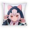 Tune in to The Midnight Heart Kirino Iko PillowCase Antidustmite Pillowcase Invisible zipper silky Sofa cushionCover for bedroom