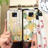 Phone Holder Wristband Phone Case For Oukitel WP6 Oil Painting Soft case Fashion Design Protective Kickstand Anti-knock