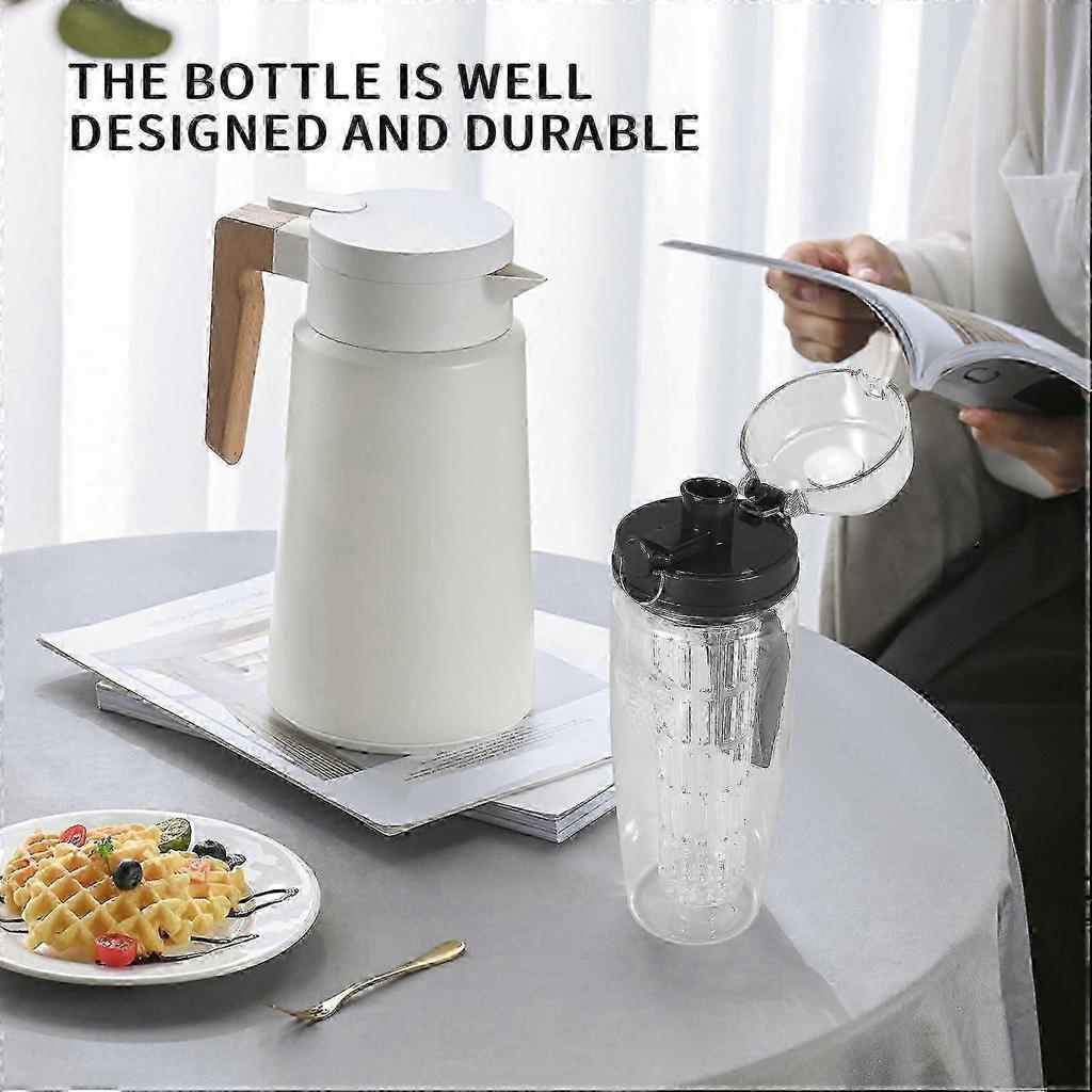 1000ml/32oz Fruit Infusing Infuser Water Bottle Sports Healthp 2025