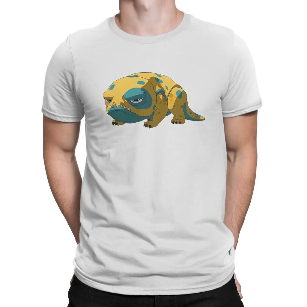 T-The Dragon Prince Cartoon Creative TShirt for Men Unhappy Round Collar Basic T Shirt Distinctive Birthday Gifts Tops